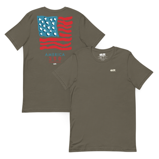 America 250 — Square Flag Unisex t-shirt