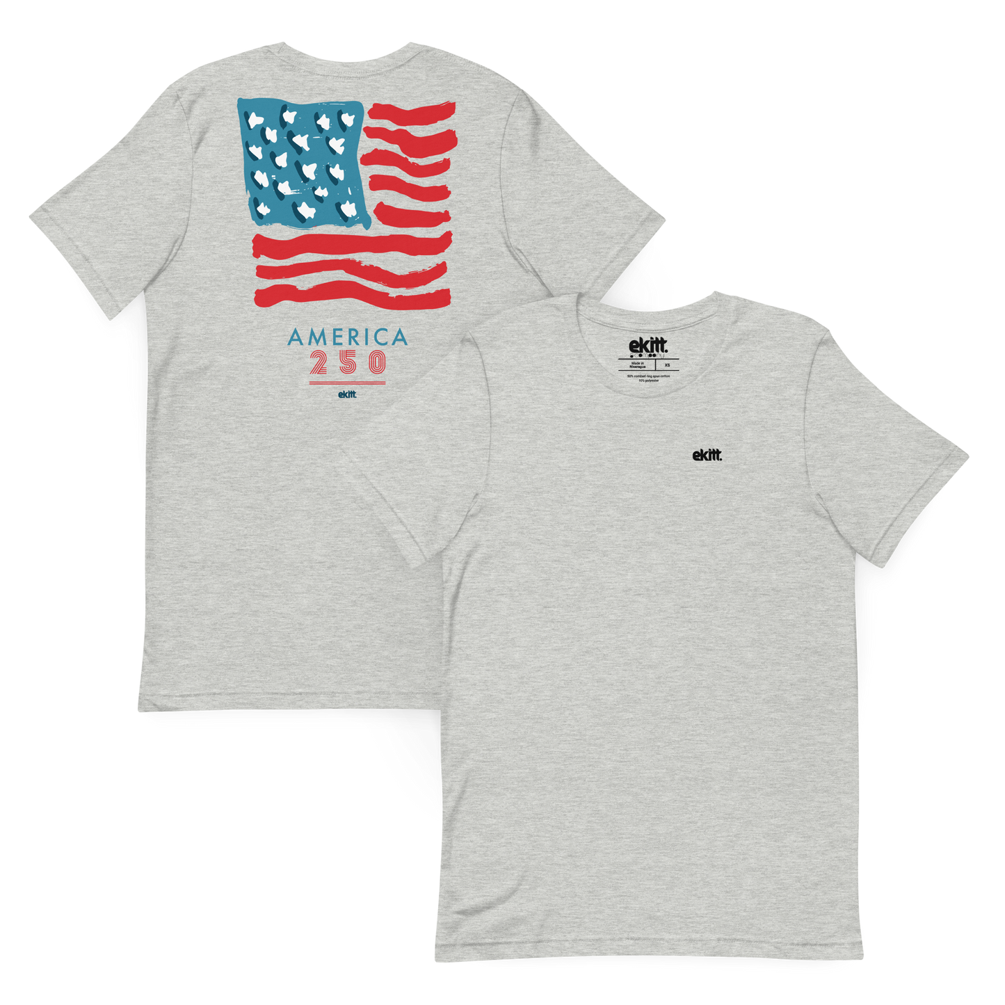 America 250 Square Flag Unisex t-shirt