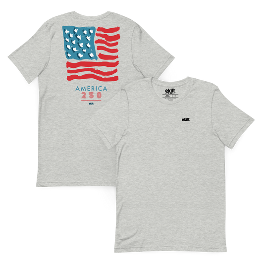 America 250 Square Flag Unisex t-shirt