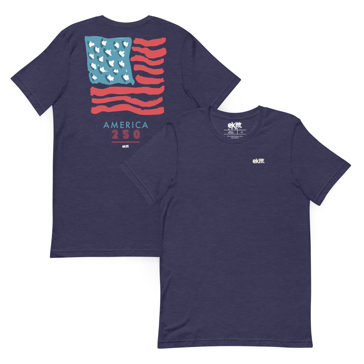 America 250 — Square Flag Unisex t-shirt