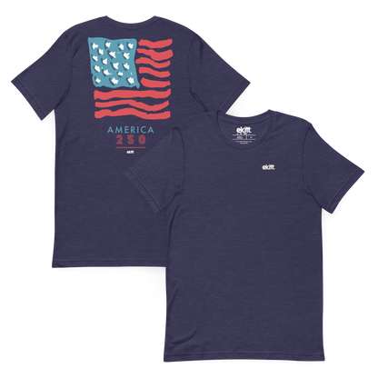 America 250 — Square Flag Unisex t-shirt