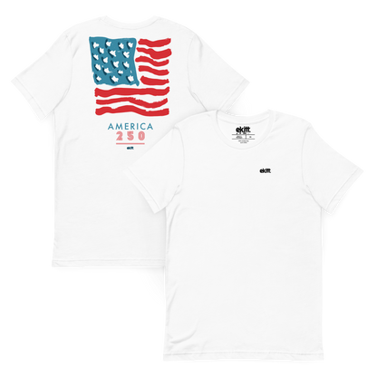 America 250 Square Flag Unisex t-shirt